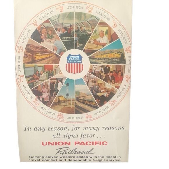 Vintage 1960 Union Pacific Railroad In Any Season Ad Advertisement - Picture 4 of 4